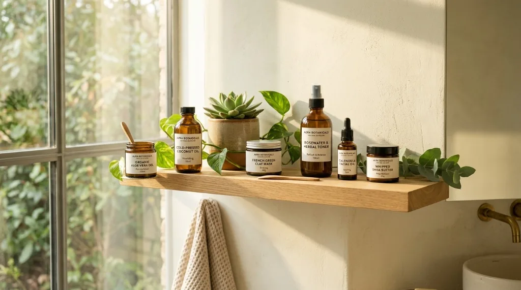 Supporting illustration 3 for Natural Skincare Routine for Oily, Dry, and Combination Skin (Complete Daily Guide)