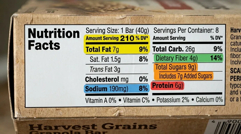 Supporting illustration 2 for How to Read Nutrition Labels Like a Pro: Decode Calories, Protein, Sugar, and More