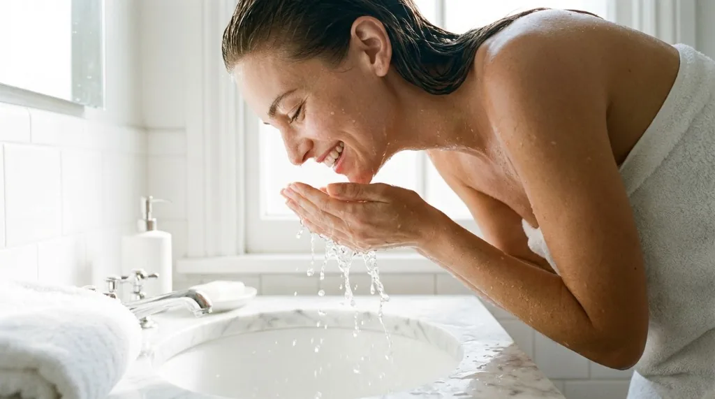 Supporting illustration 1 for Morning Skincare Routine for a Natural Glow (Step-by-Step)