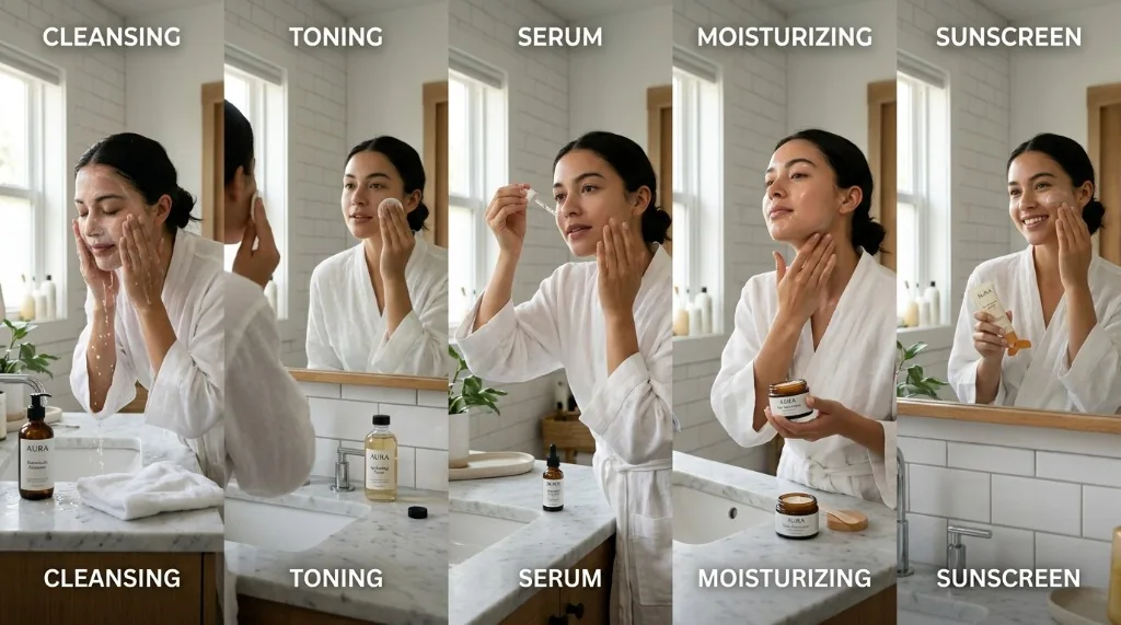A Simple Morning Skin-Care Routine