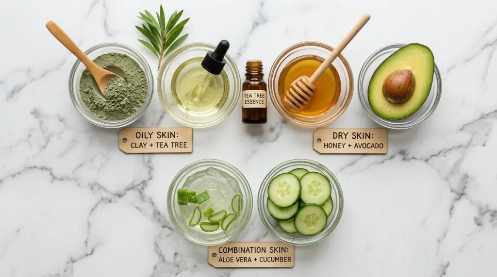 Supporting illustration 4 for Natural Skincare Routine for Oily, Dry, and Combination Skin (Complete Daily Guide)