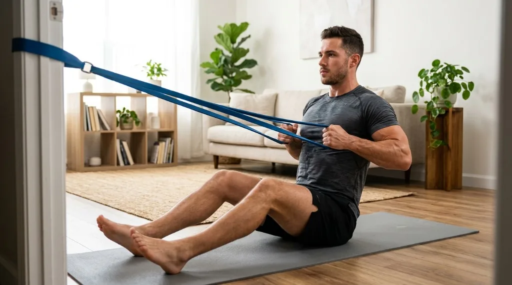 Supporting illustration 4 for Beginner's Guide to Resistance Band Workouts: Build Strength at Home