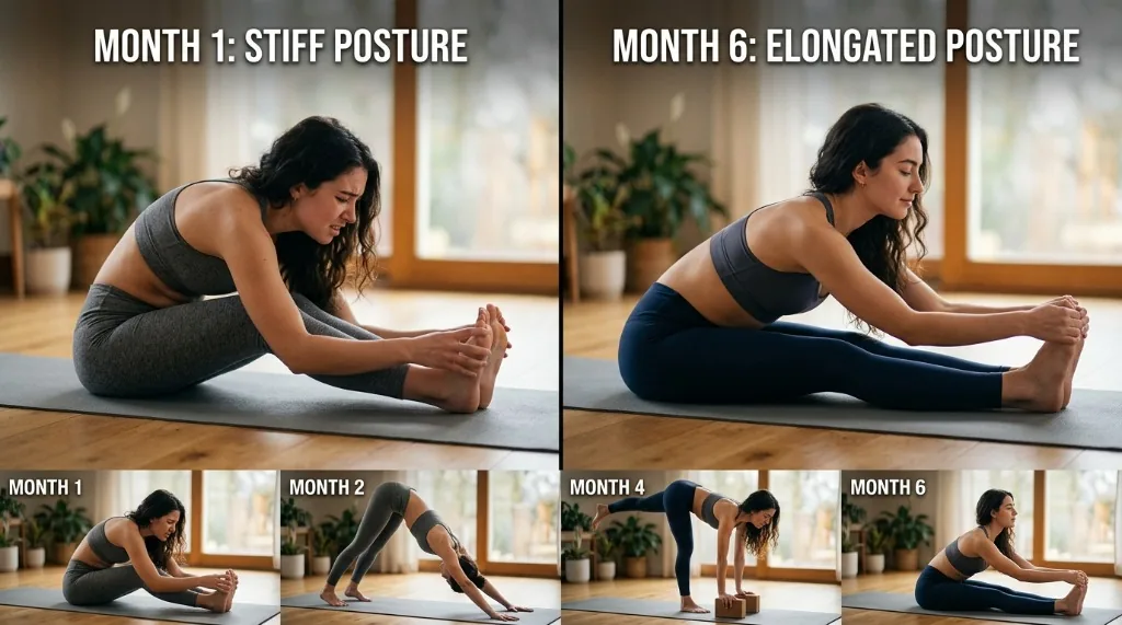 Supporting illustration 4 for Building Flexibility Through Consistent Stretching