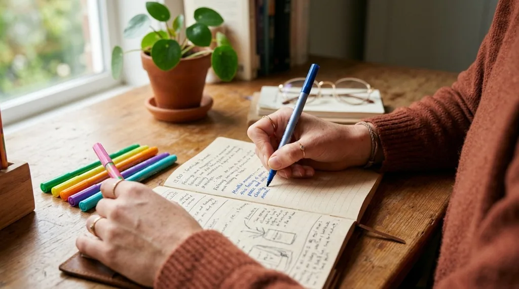 Supporting illustration 2 for Journaling for Wellbeing: Possible Benefits and Limits