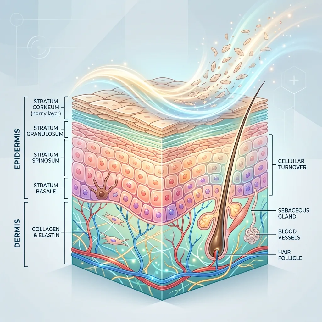 Supporting illustration 4 for The practical Guide to Exfoliation: Chemical vs. Physical Methods for Smoother Skin