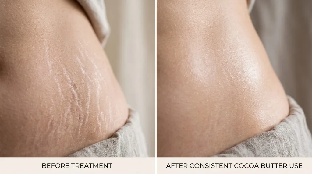 Supporting illustration 2 for Cocoa Butter and Stretch Marks: What It Can and Cannot Do