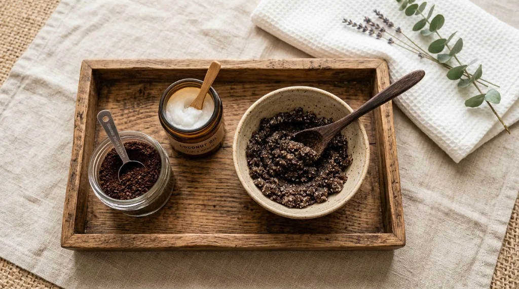Supporting illustration 3 for Coffee Scrubs and Cellulite: Temporary Effects and Evidence Limits