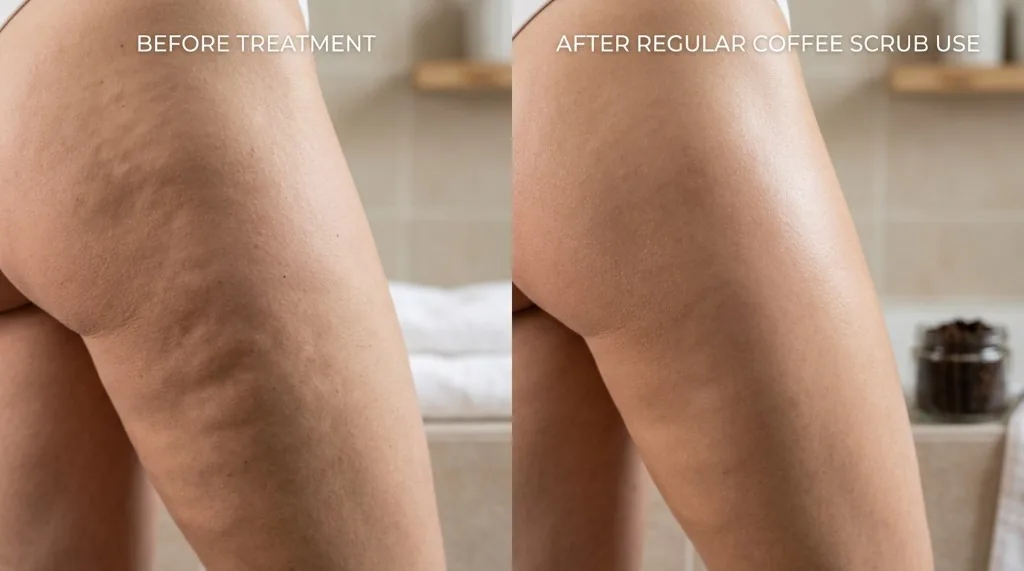 Supporting illustration 2 for Coffee Scrubs and Cellulite: Temporary Effects and Evidence Limits