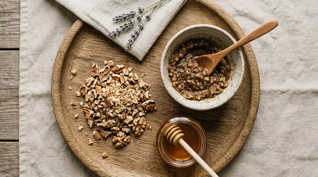 Supporting illustration 3 for Walnut Scrubs: Why Rough Exfoliation Can Irritate Skin