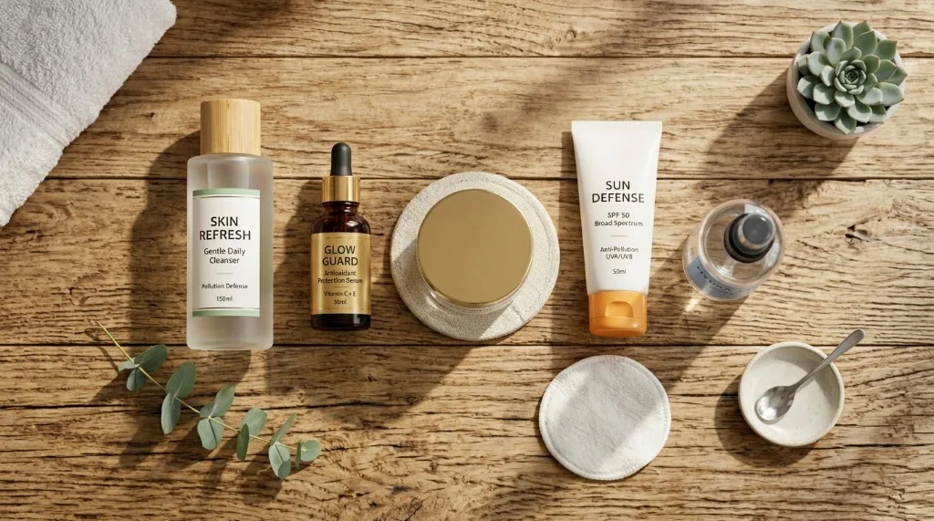 Supporting illustration 5 for Protecting Skin From Air Pollution and Irritation