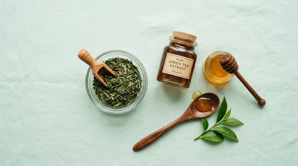 Supporting illustration 5 for Green Tea Extract for Skin: Evidence, Limits, and Safety