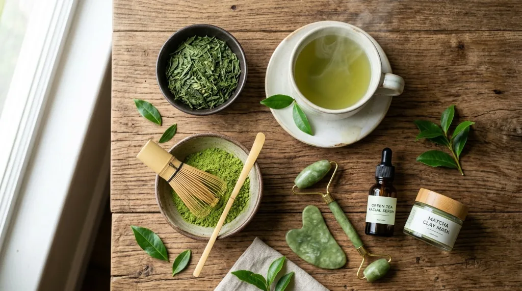 Supporting illustration 5 for Green Tea for Skin: Evidence, Limits, and Safety