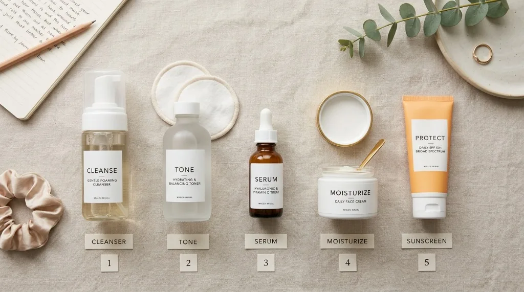 Supporting illustration 5 for Skincare Layering: A Simple Order That Limits Irritation