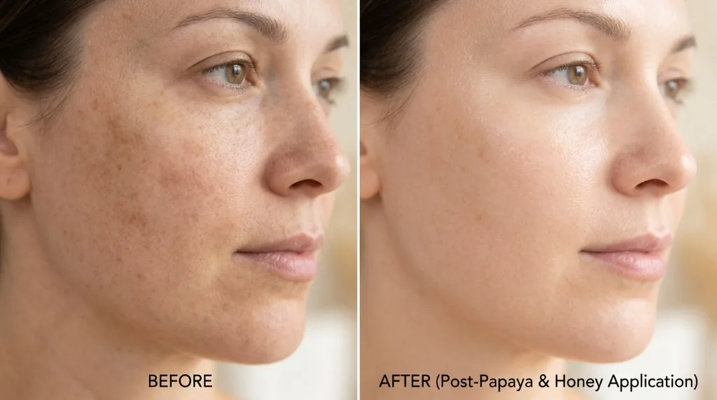 Supporting illustration 2 for Papaya and Honey for Skin: Evidence, Limits, and Safety