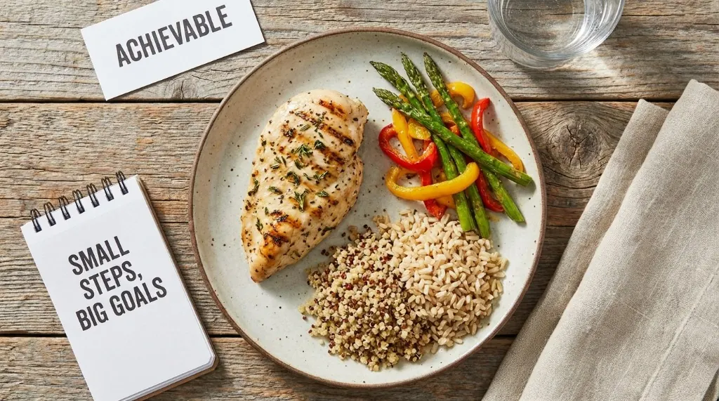 Supporting illustration 3 for How to Set Realistic Weight Loss Goals for Sustainable Success