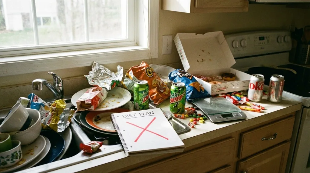 Supporting illustration 5 for Common Dieting Mistakes That Cause Weight Gain and How to Avoid Them